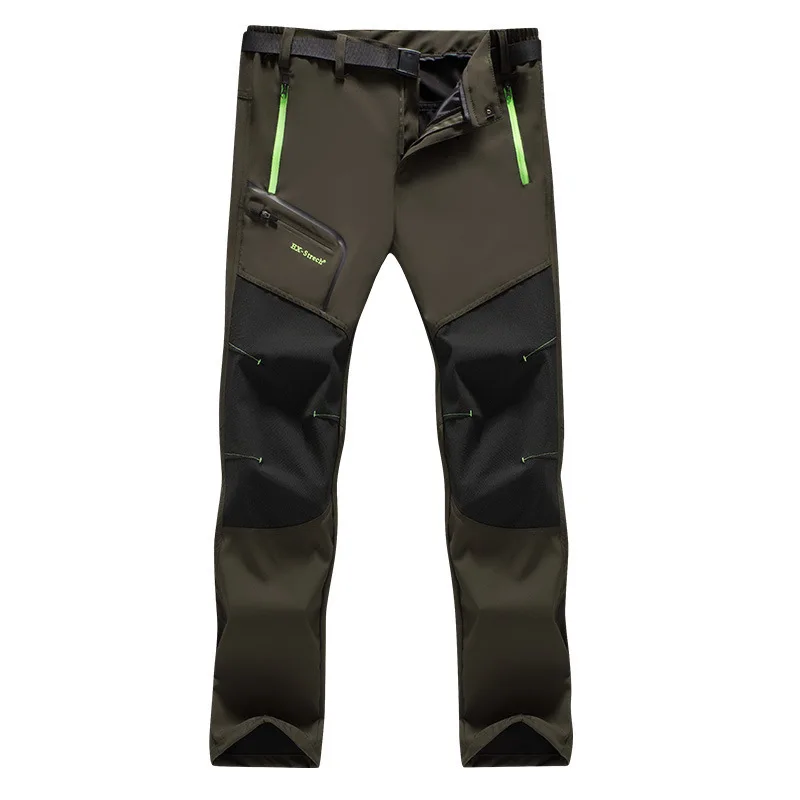 Outdoor fleece tactical pants men's waterproof soft ski female couple quick-dry