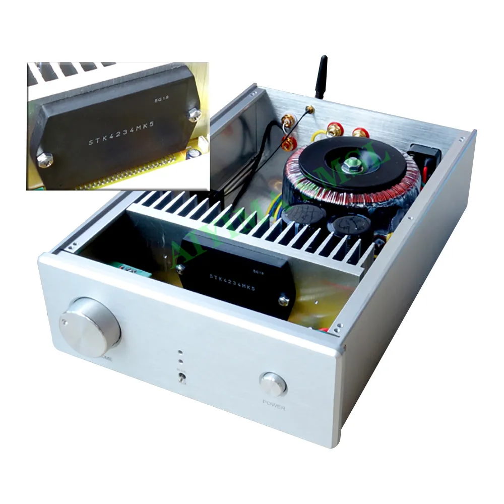 Aiyima smsl stk423 Bluetooth Hi-Fiパワーアンプオーディオ2.0 100w 100w