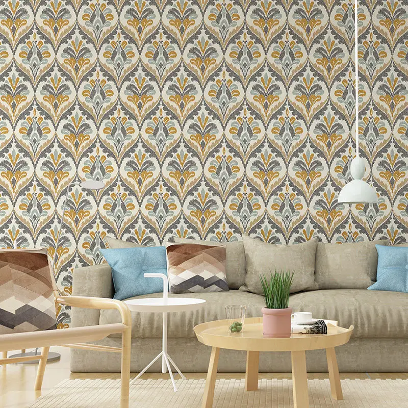 Luxury European 3D Floral Wall Papers Exotic Boho Home Decor Bedroom Living Room Sofa Background Wallpaper for Walls