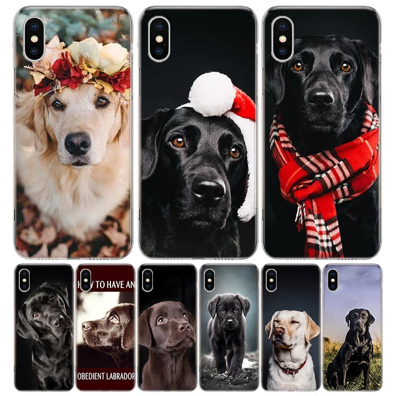 Labrador Retriever Labs For iPhone 16 15 14 13 12 11 Pro Max Phone Case X XS XR 7 Plus Print 8 SE Apple Fundas Cover Coque 11 15