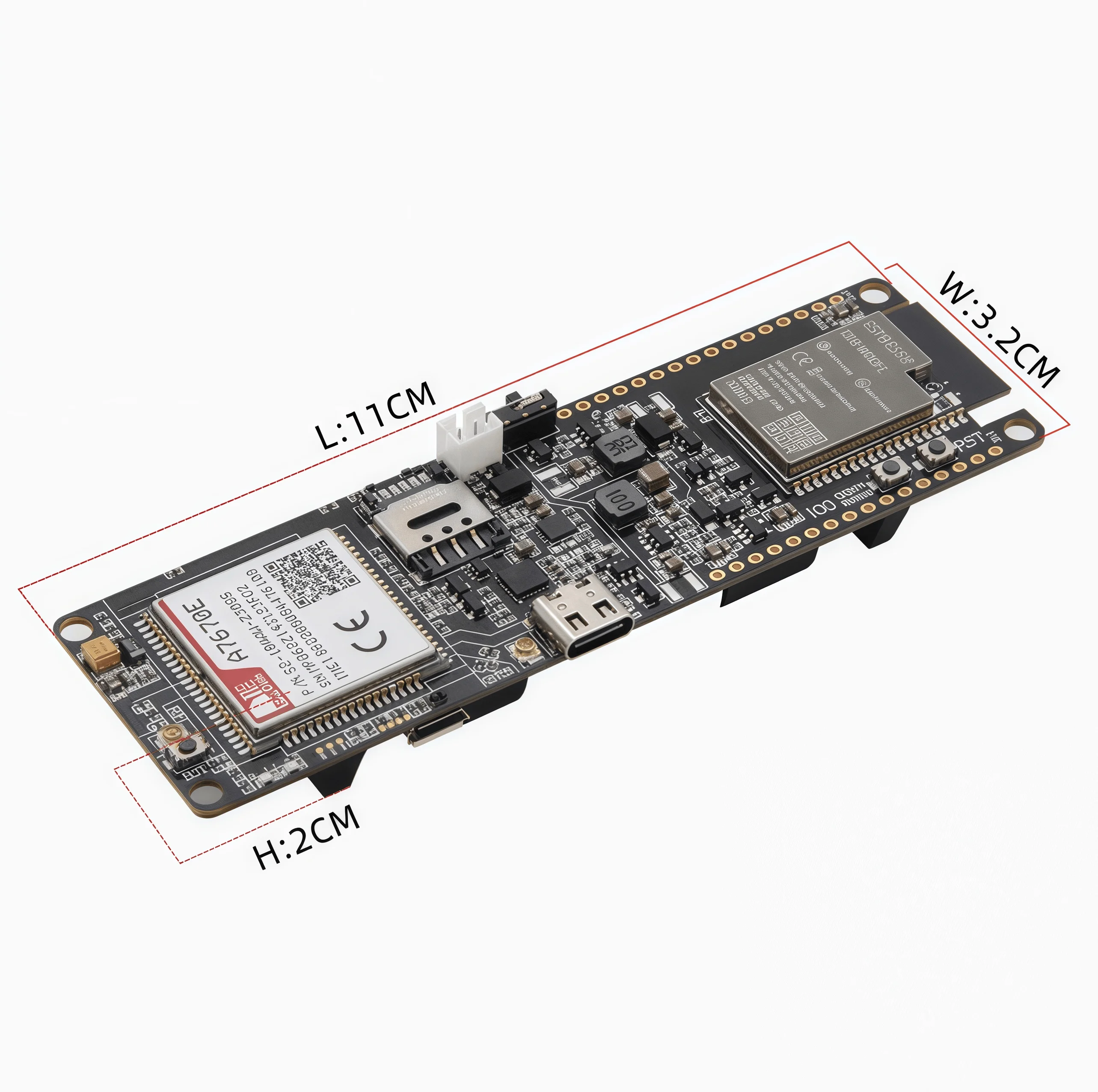 LILYGO T-A7670E T-A7670G R2 4G LTE CAT1 ESP32 يدعم GSM GPRS EDGE