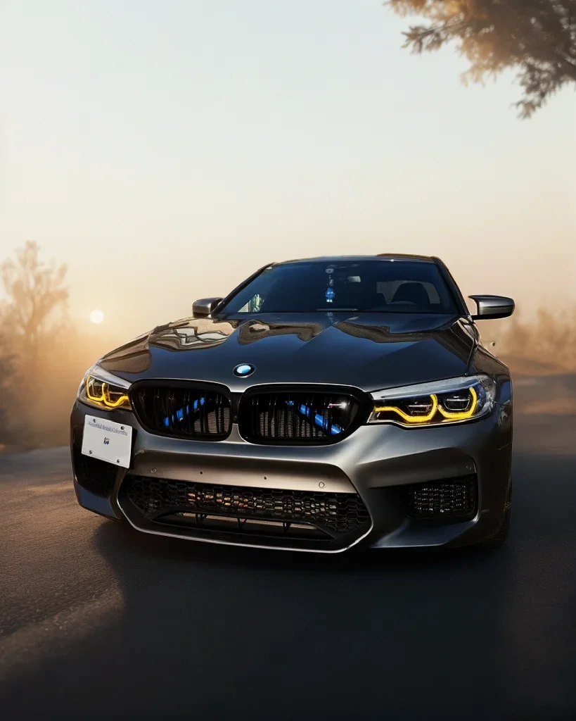 For BMW 5 series 2017-2020 G30 G31 G32 F90 525 530 540 Dual-Color DRL Module yellow and white LED panel daytime running light