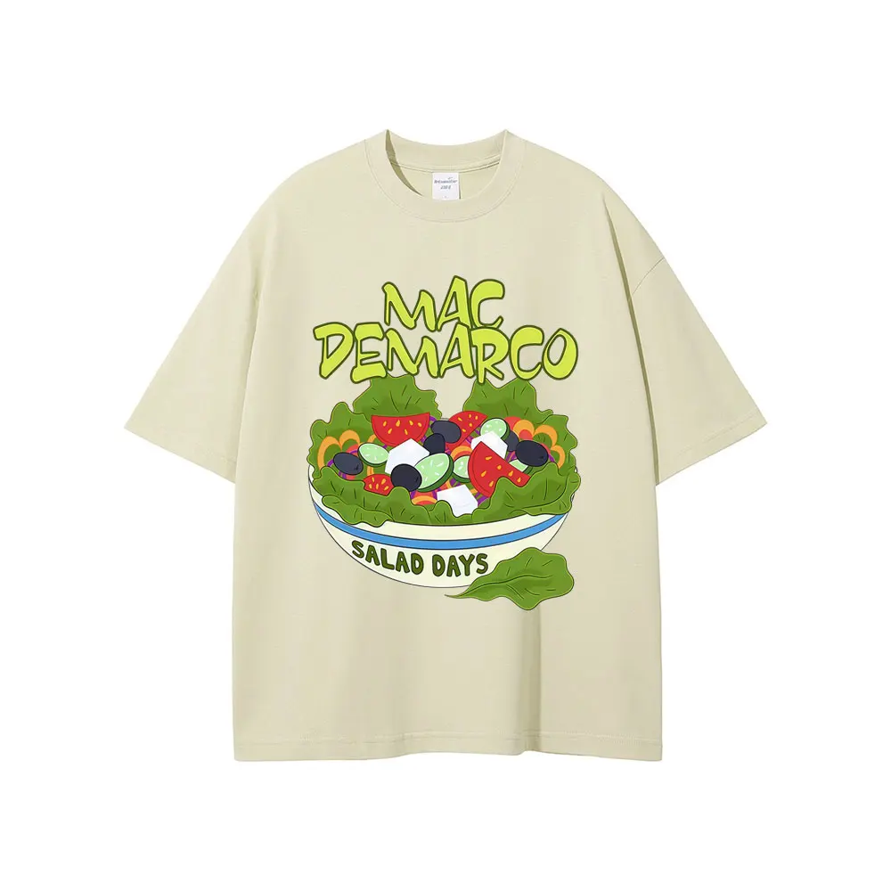 

Mac Demarco Salad Days Graphic T-shirt Men Women Fashion Art Aesthetic T Shirt Men's Casual Cotton Vintage Short Sleeve T-Shirts