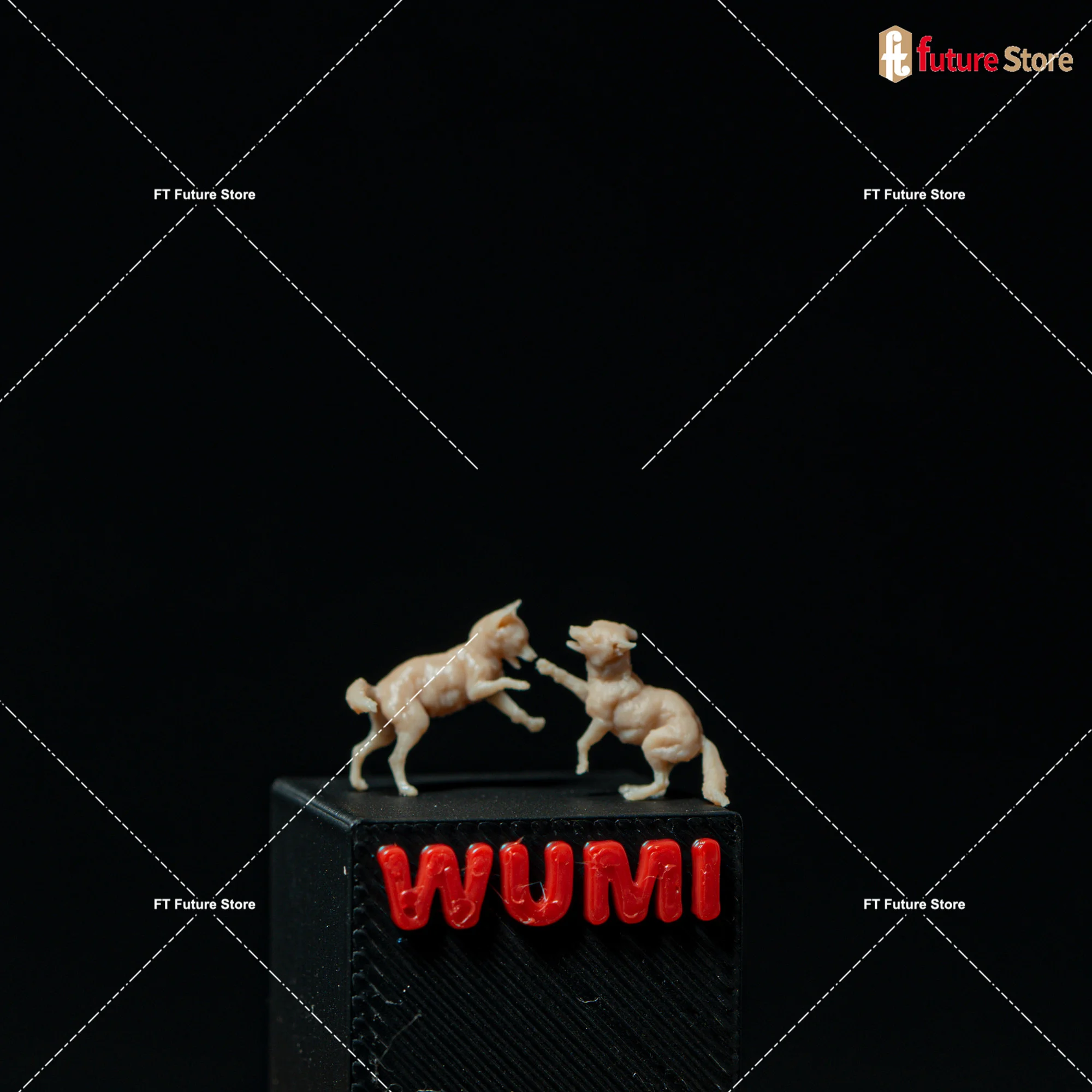 3D Print Miniatuur 1/64 1/35 Wild Life Fox Leopard Figuur Mini Dier Poppen Beeldje Scène Rekwisieten Ambachten Decor Kunstwerk Ornament