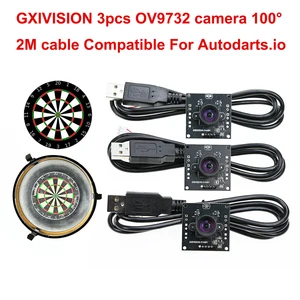 GXIVISION OV9732 1MP 30FPS 2M Cable de 100 grados Módulo de cámara USB, 3pcs OV2735 、 IMX179 Webcam Compatible para autodarts.io puntuación 6 mejores ventas OV9732 - №1