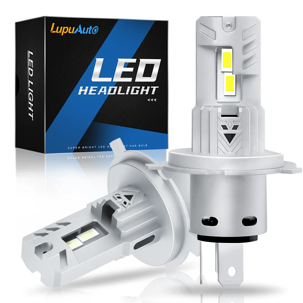 

2Pcs H4 9003 LED Canbus HB2 Bulb 1:1 Mini Size LED Head Lamp 80W Car Headlight Bulb Wireless Auto Lamp 12V 20000ML 6000K