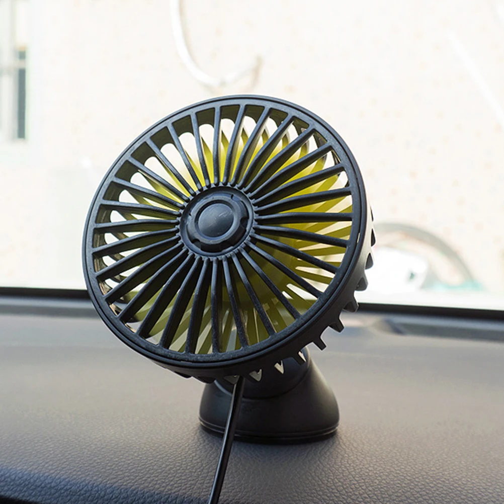 

Aromatherapy Car Fan ABS Durable Sucker Design Easy Installation Universal Summer Cooling Home Car Air Freshener Mini Dashboard