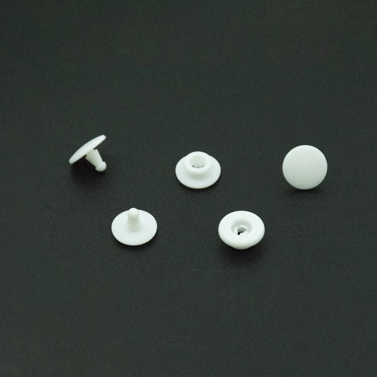 Good Quality Nylon Snap Rivets 2 Parts Fastener Snap Buttons 10mm 5000Pcs per Bag