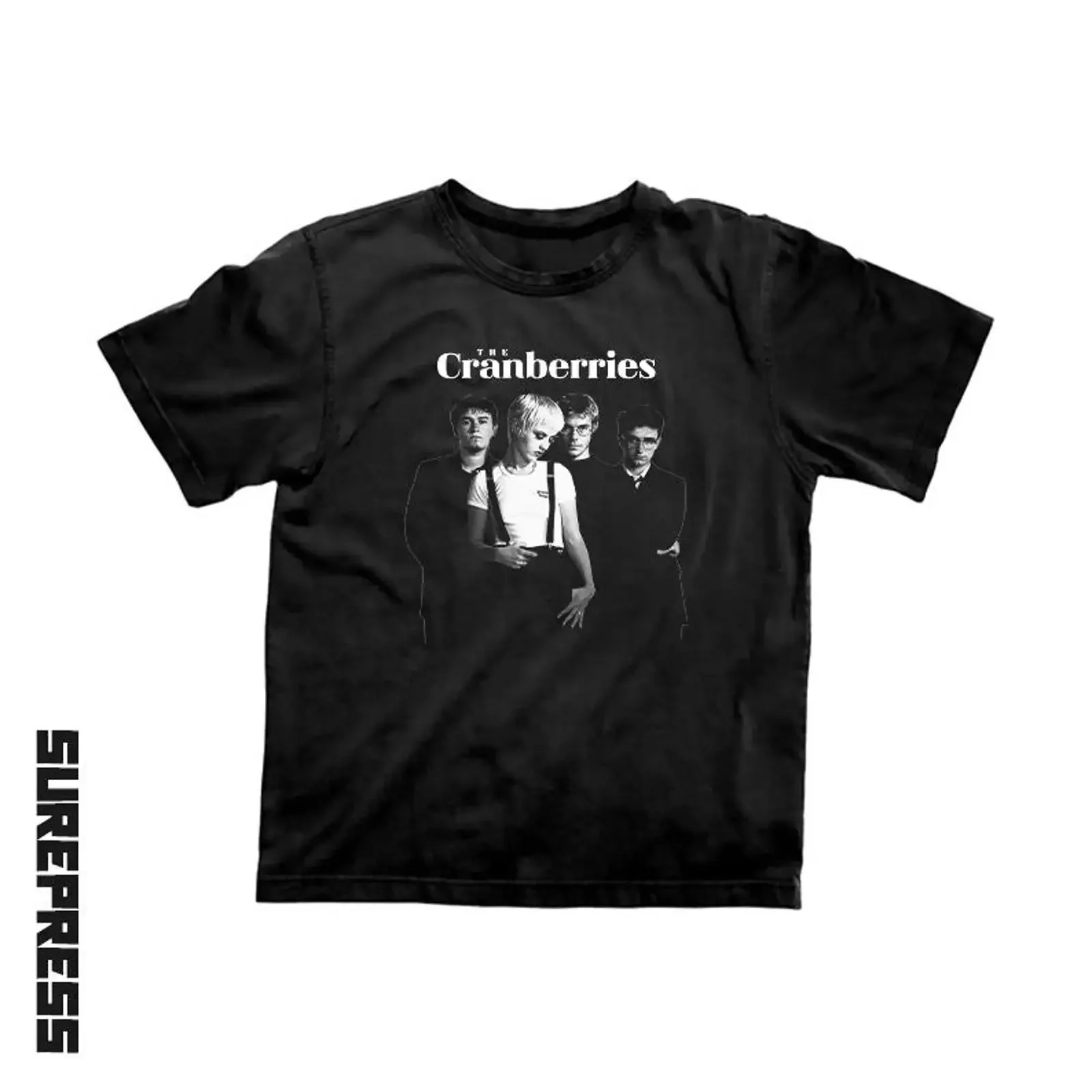 The Cranberries Band Vintage T Shirt vintage Washed Stretched Breathable Versatile Stylish Soft Top For Everyday Wear homme