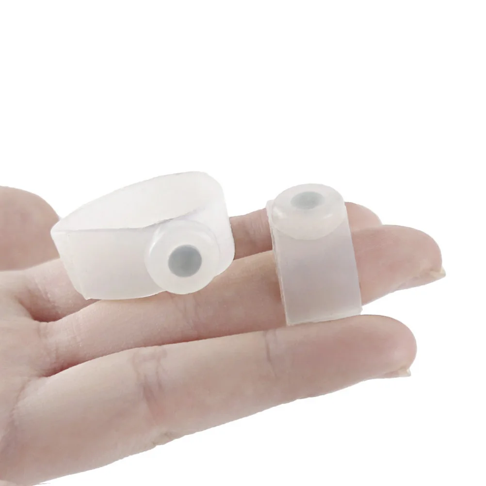 5 أزواج من حلقات أصابع القدم المغناطيسية لتنحيف الجسم من السيليكون للقدم للنساء والتحكم في الشهية ودعم اللياقة البدنية والعلاج بالابر