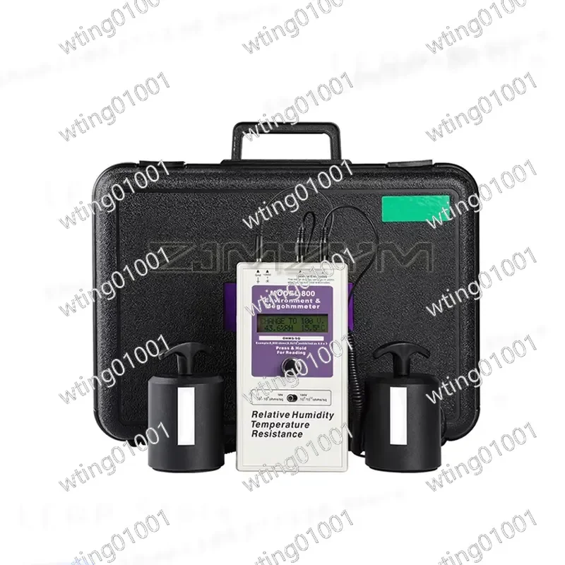 ACL-800 Surface Resistance Tester for Anti-static Floor Testing Instrument Portable Megohm Meter for ESD Control Measurement