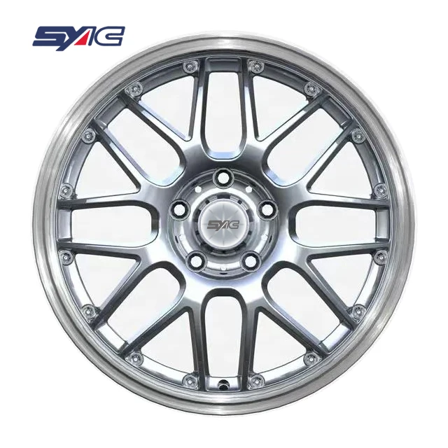 

SYAC 2-piece Racing Car 18-22 Inch Customization Forging Aluminium Alloy Wheel Hub For Retrofit/upgrade