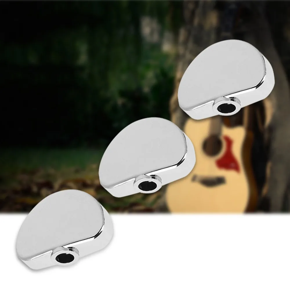6PCS Metal Big Semicircle Guitar Tuning Pegs Replacement Buttons ​Alloy ​Tuner Machine Heads​ ​Tuning Knobs​ ​Machine Handle