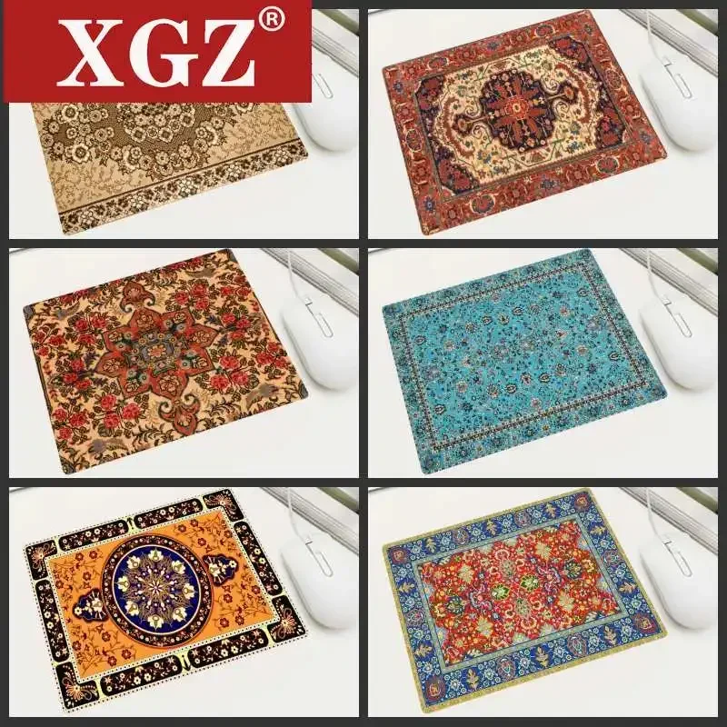 

XGZ Russia Japan Small Size Persian Carpet Pattern Mouse Pad Home Office Computer Player Game Notebook MousePad