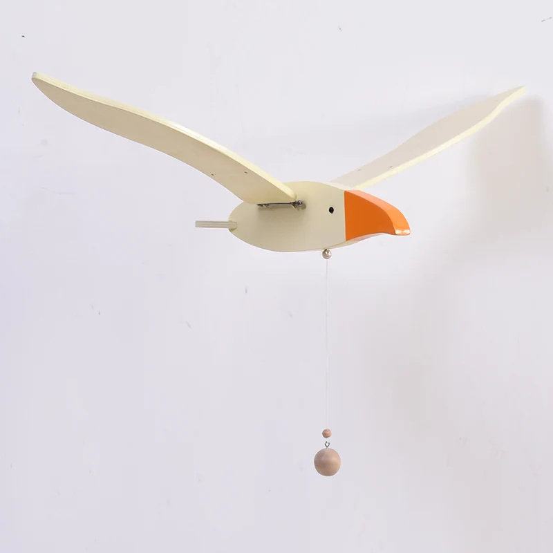 Home Seagull Aerial Hanging Decoration Bird Balance Pendant Wind Chime Decoration Aesthetic Room Decor Wind Chimes