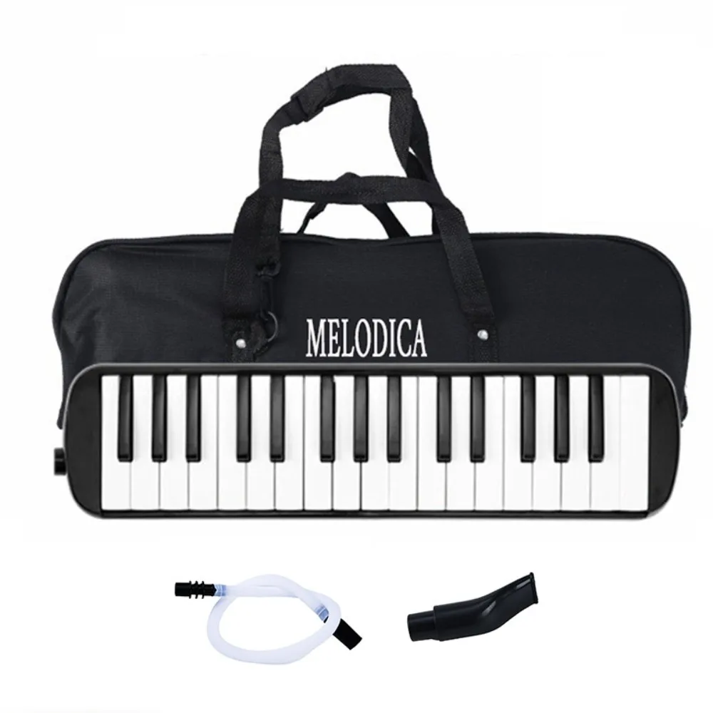 32 Key Melodica Children Beginner Drainage Function Mouth Harmonica Two Ways of Playing Portable Professional Music Instruments