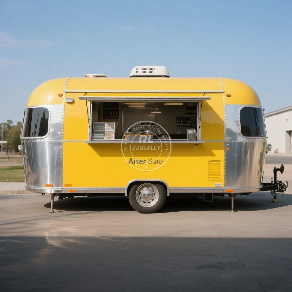 

2025 Fully Equipped Food Trailer Mobile Catering Food Truck Fast Food Trailer with Full Kitchen for Small Business