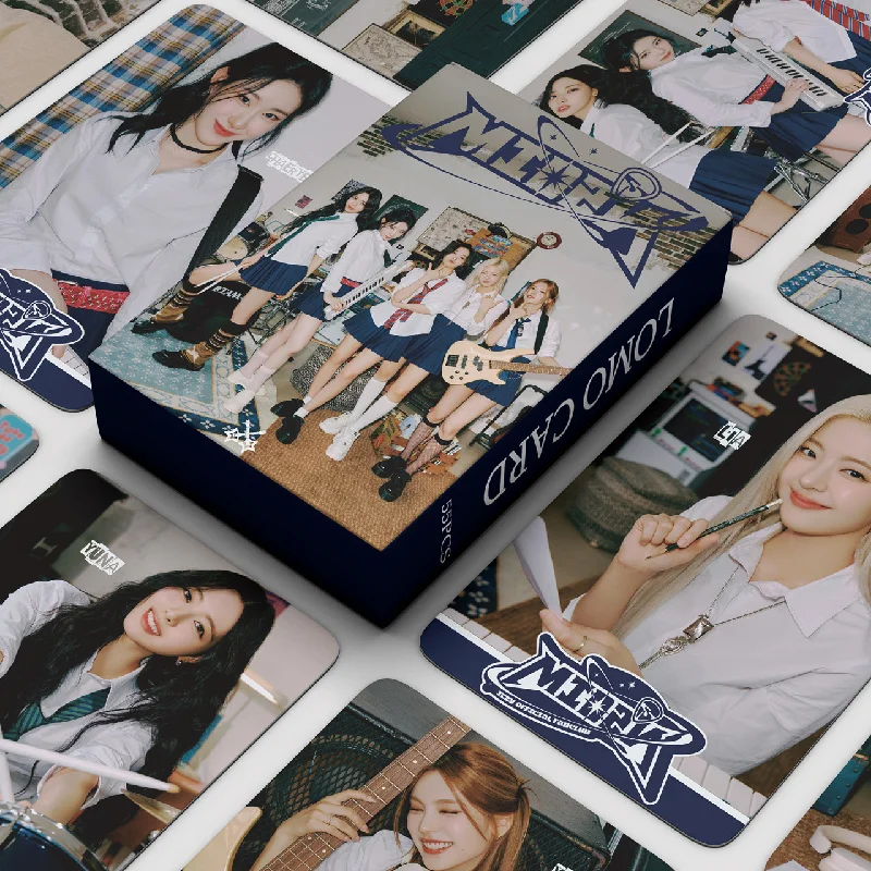 

55pcs/Set New Kpop Itzy Lomo Cards Hd High Quality Printed Photo Card Yeji Lia Yuna Ryujin Chaeryeong Fans Collection Gift