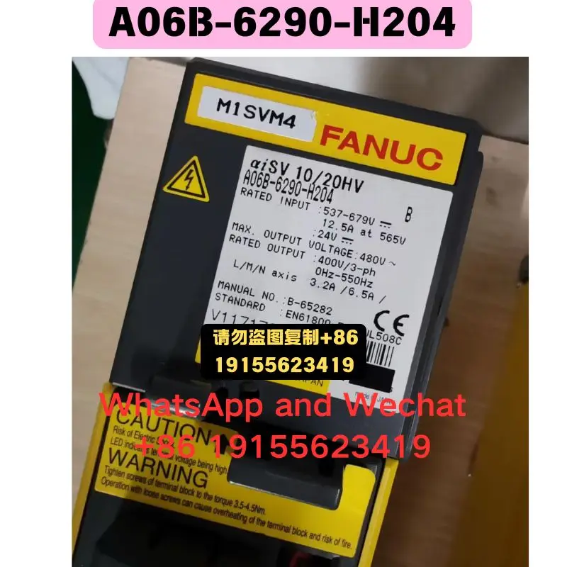 Used OEM disassembled parts A06B-6290-H204 Driver Functional test OK Quick delivery