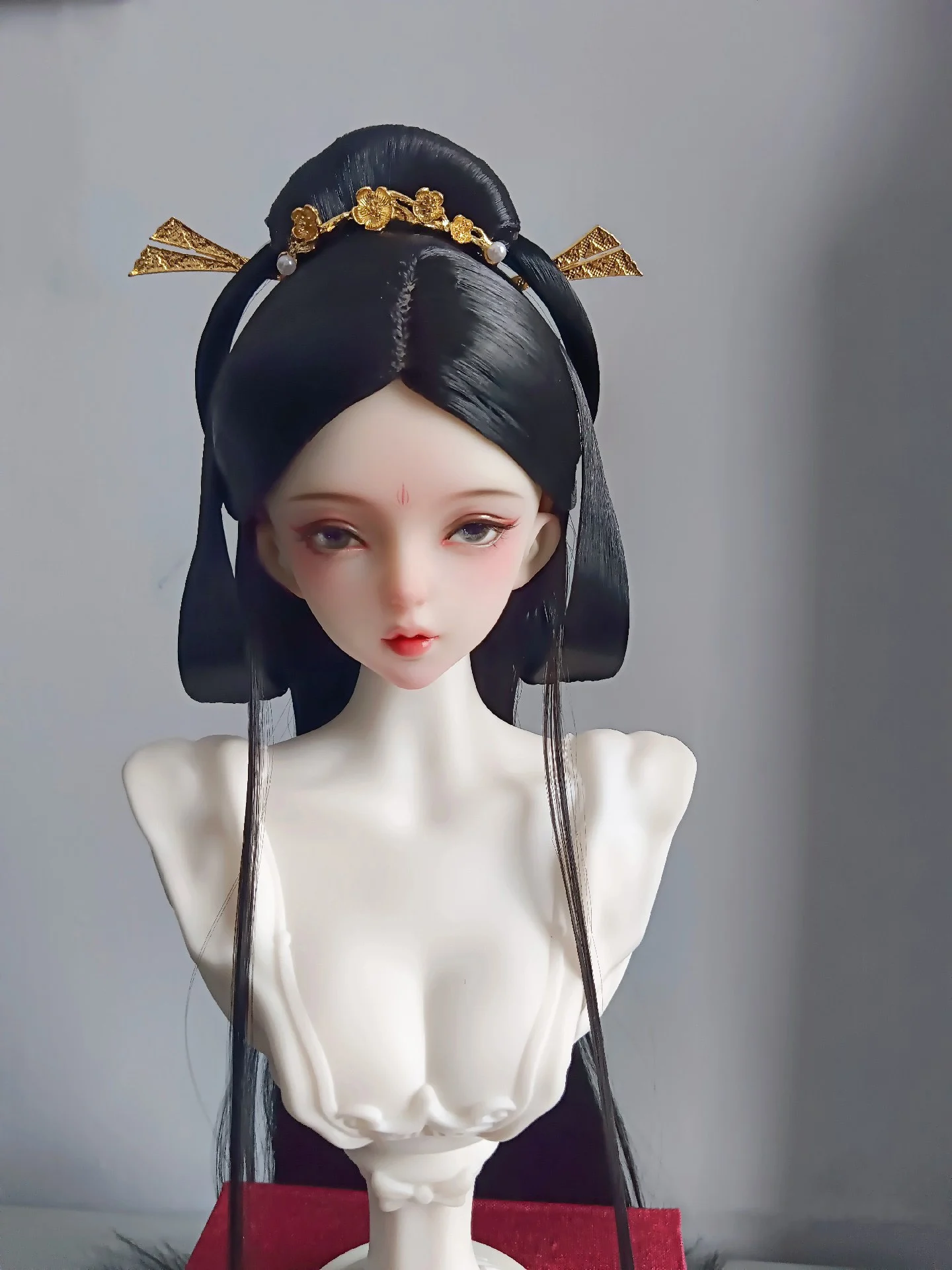 1/6 1/4 1/3 BJD Doll Wigs Ancient Costume Hanfu Vintage Style Long Hair Fairy Wig For YOSD MSD SD13 SSDF Uncle Accessories A1992