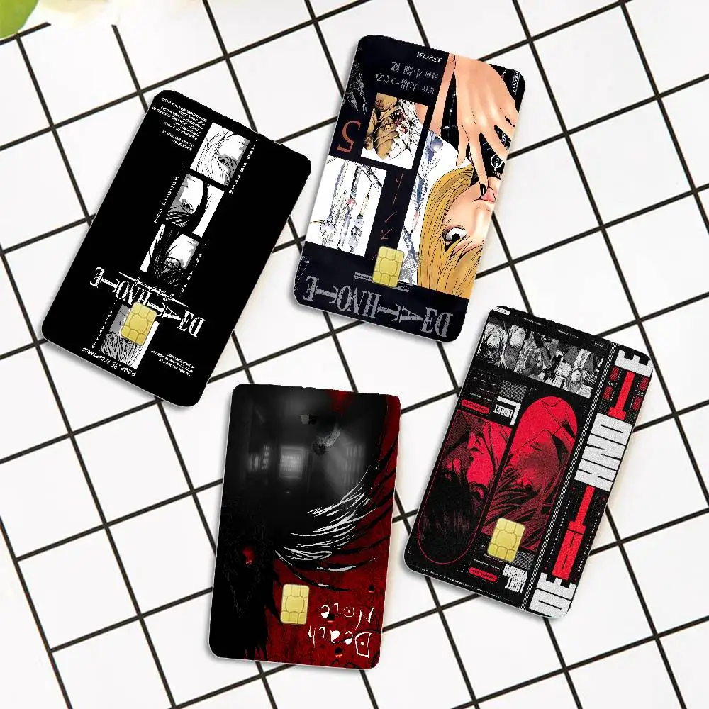 Death Note Anime Credit Card Skin Stickers for VISA Bank Card Transportation Card Waterproof Sticker Anti-scratch Women Gift