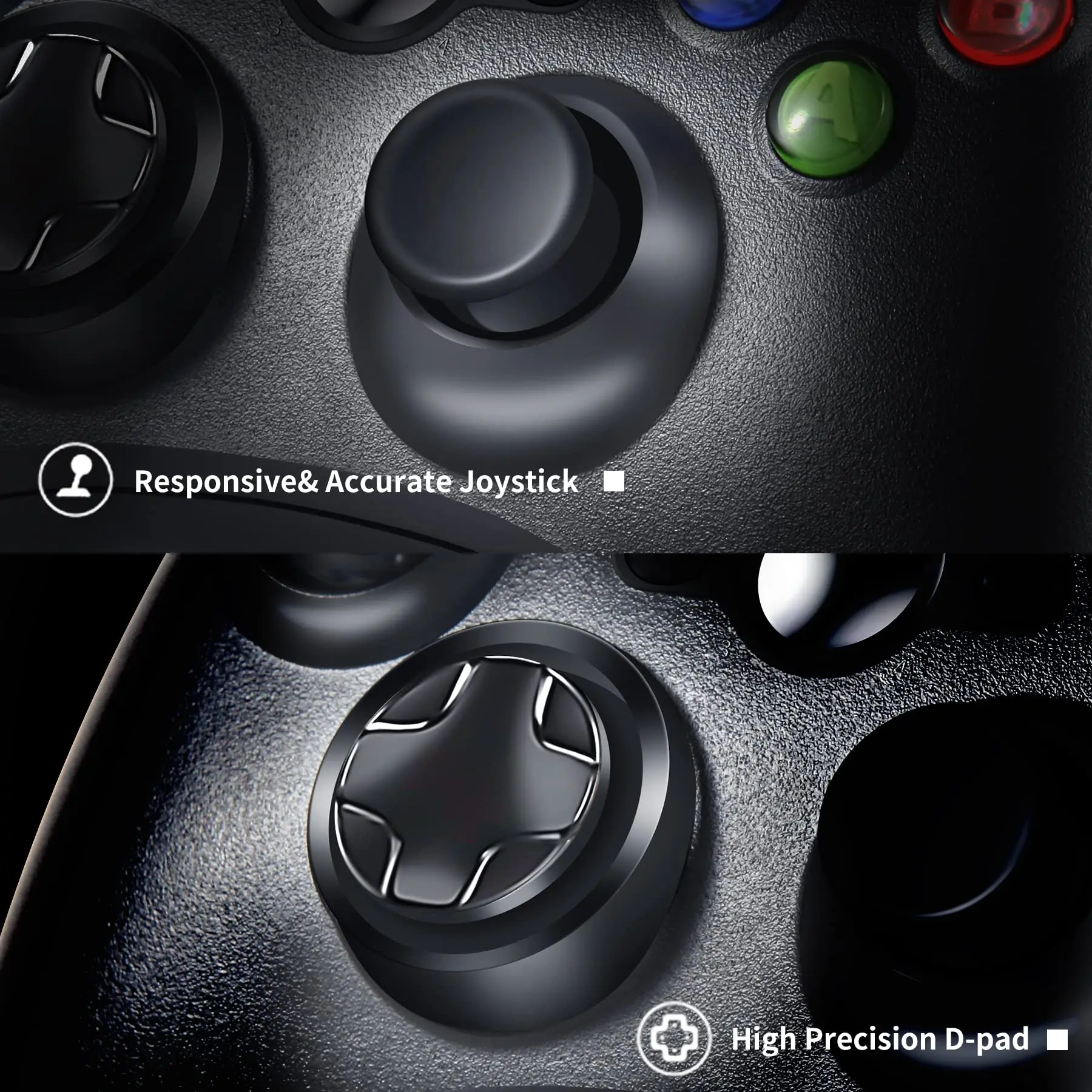 Контроллер для Xbox 360 серии ПК/Windows 7, 8, 10, геймпад 2,4G, беспроводной контроллер, рокер, рабочий рычаг, джойстик, ручка управления
