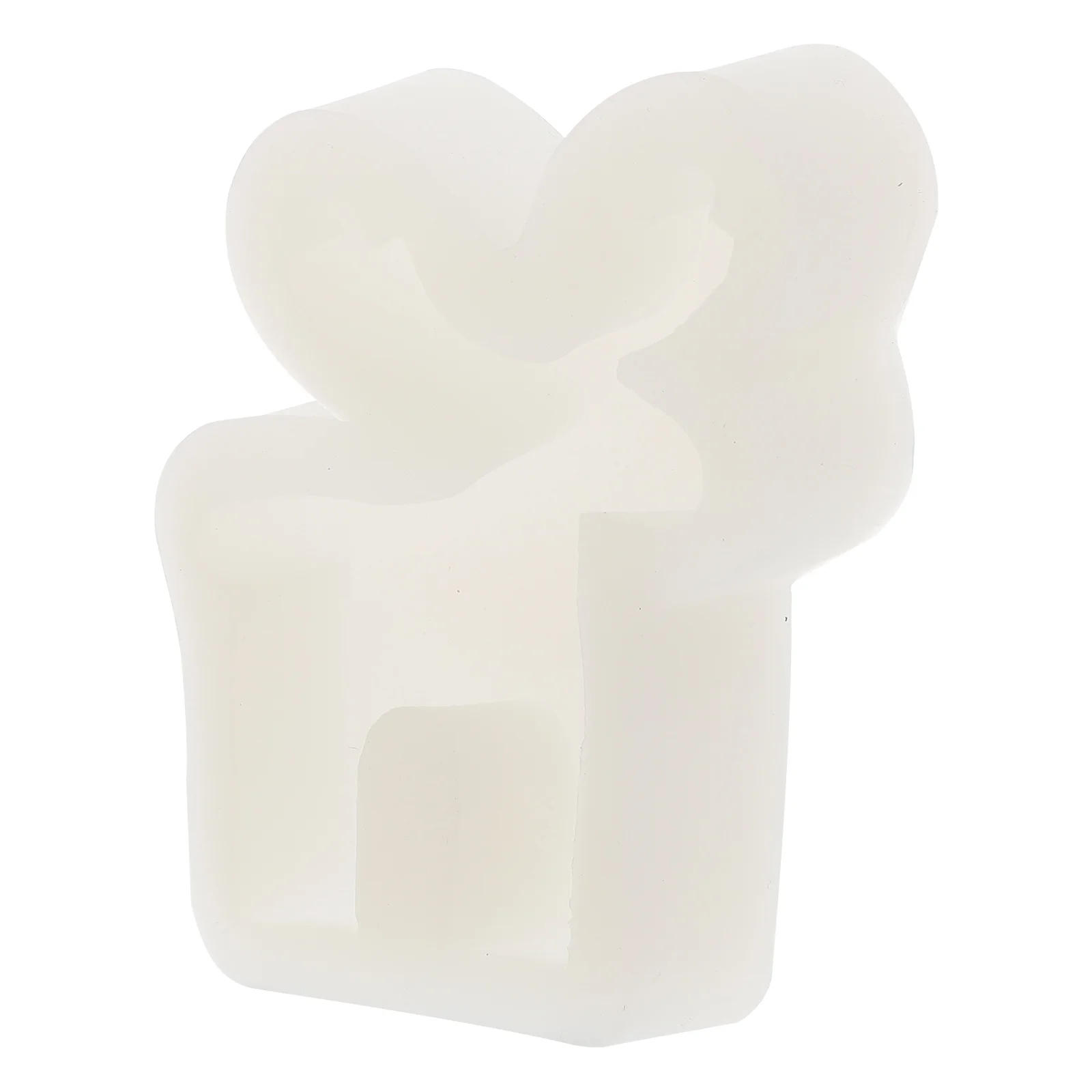 

1Pcs Elk Shaped Mold Silicone DIY Mould for Scented Candles Handmade Soap Desktop Decoration Supplies Mold