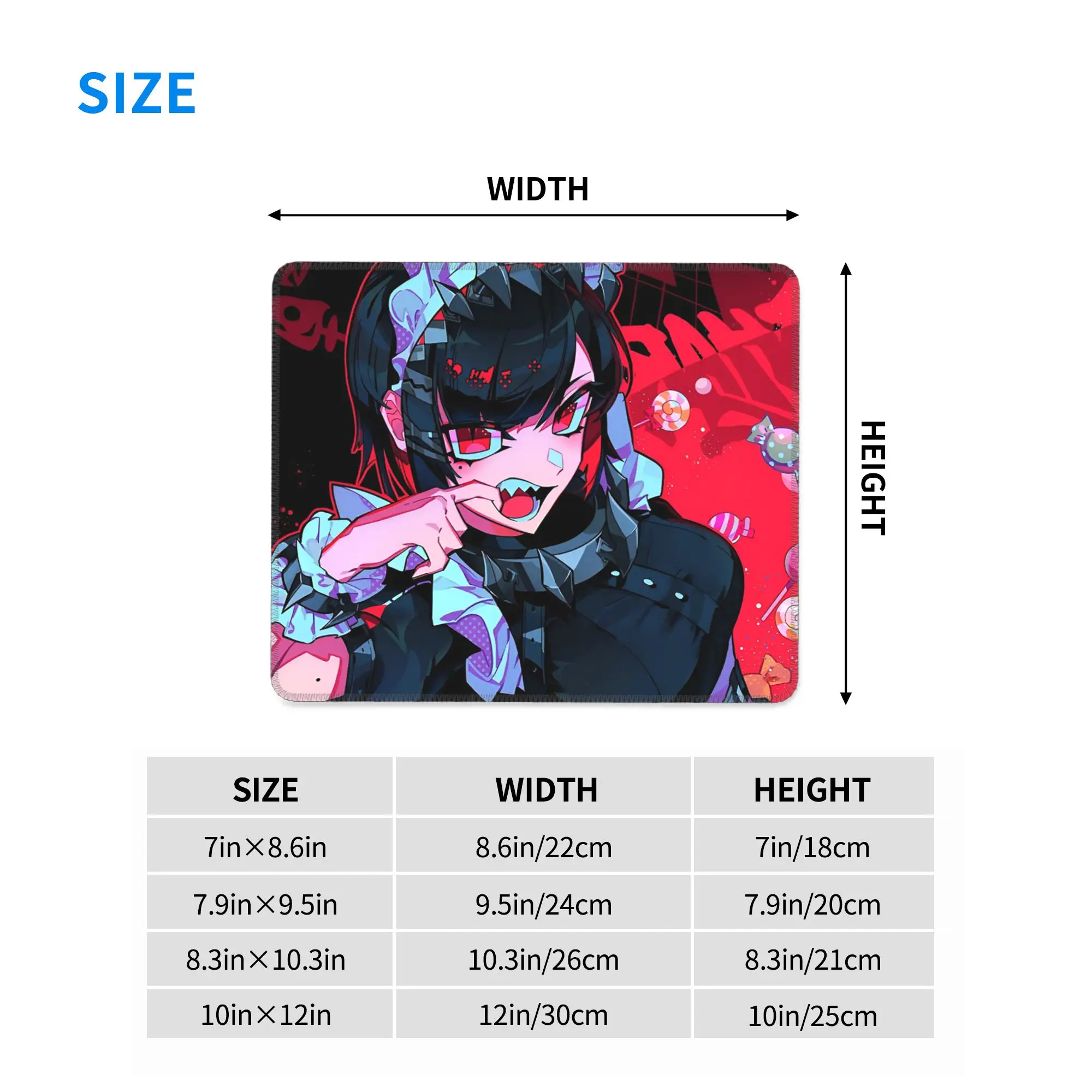 Game Zenless Zone Zero Ellen Joe Mouse Pad Computer Keyboard Mouse Mat Gamer PC Laptop Desk Mat Office Accessories Table Mats