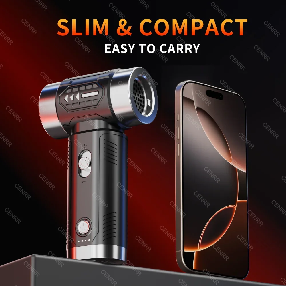 

Турбовентилятор высокой мощности 250000 об/мин, турбореактивный вентилятор, бесщеточный пылеочиститель, пылесос, инструмент для очистки, воздушная тряпка, ручной воздуходувка