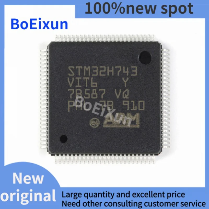 

(1piece)100% New STM32H743VIT6 STM32H743IIT6 LQFP176 STM32H743IGT6 STM32H743VGT6 STM32H743ZIT6 QFP-100 Chipset