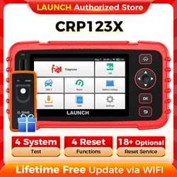 LAUNCH X431 CRP123X 자동차 OBD2 진단 도구, OBD2 스캐너 엔진, ABS 에어백 SRS AT 코드 리더, 무료 업데이트 자동차 도구