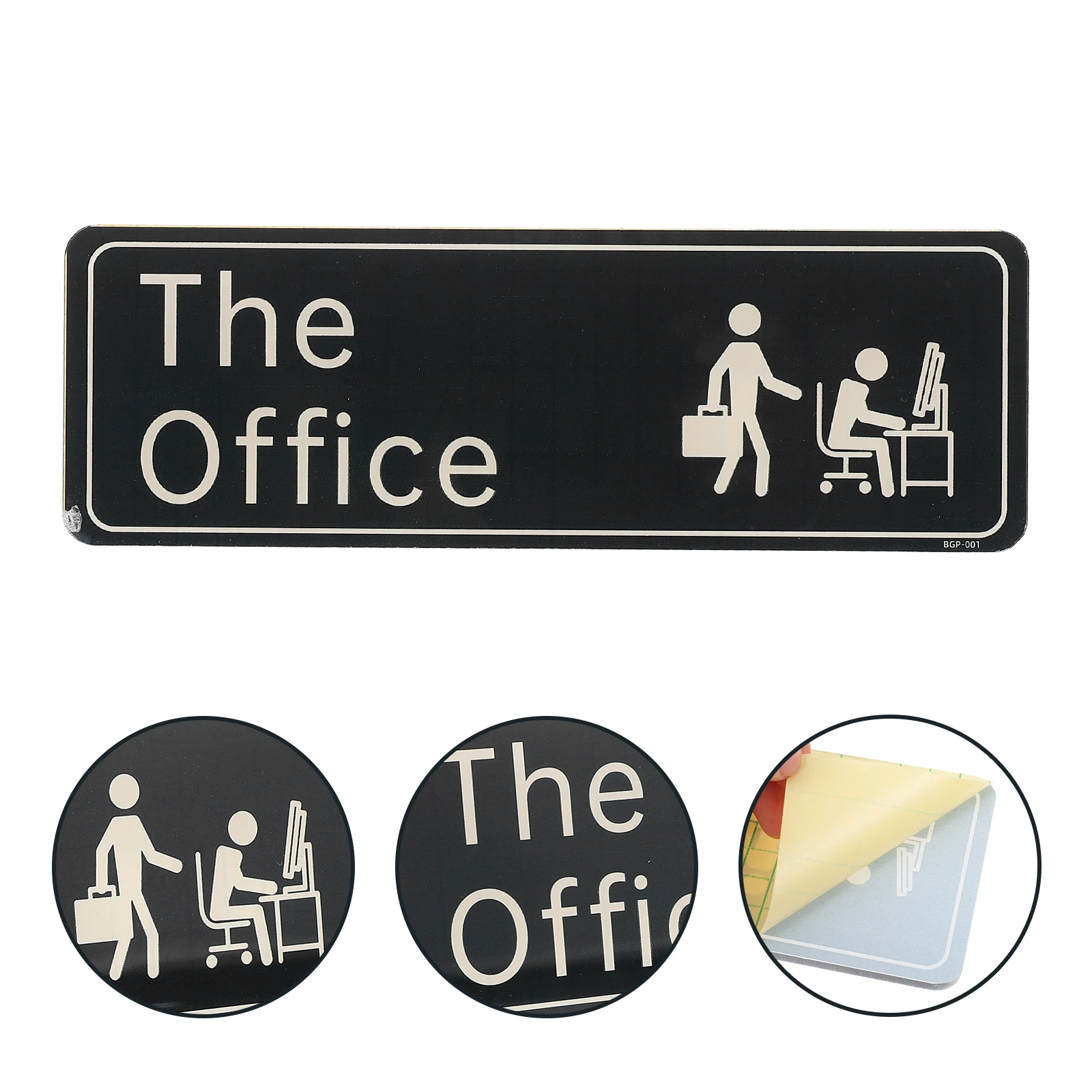 

Door For Simple Style Self-Adhesive Warning No Drilling Punch-Free Easy Installation Acrylic Sticker For Wall Glass Metal