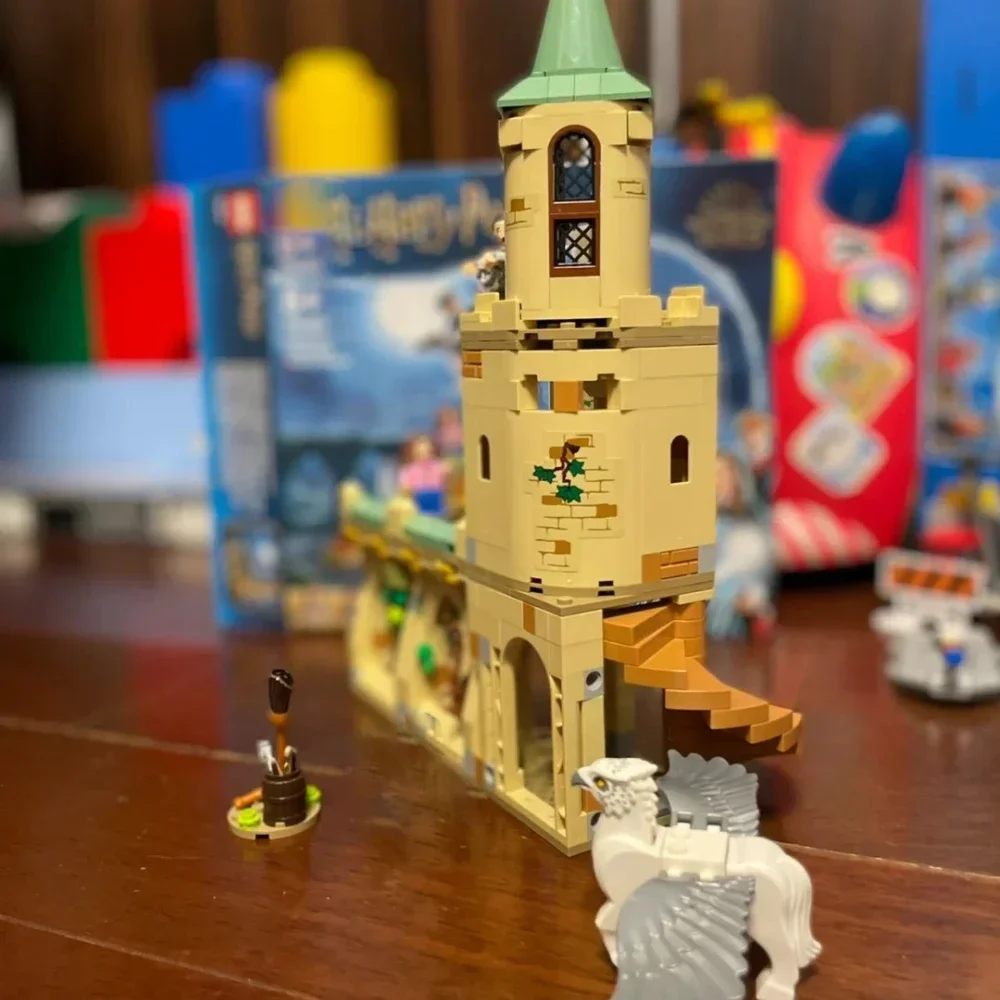 Modelo de construção de pátio de resgate de sirius, blocos de construção, torre de castelo diy, brinquedos para meninos, presente de natal, decoração de casa