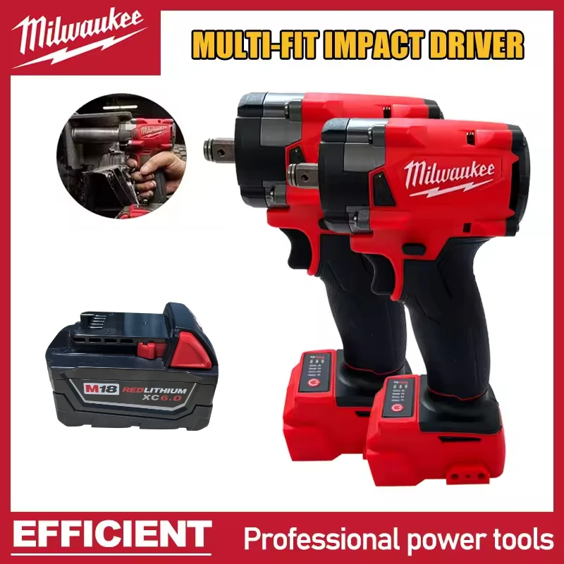 

100% Genuine Milwaukee Battery, M18 Battery, M18B6 5.0Ah 6.0Ah Milwaukee 48-11-1860 48-11-1850 1840 For Tool Lithium Battery