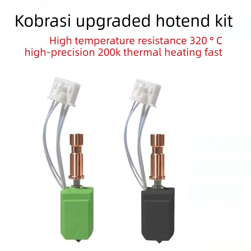 

For Anycubic Kobra S1 350°C All-Metal Hot End Upgraded Ceramic Hot End Kit 24V 48W 200K Fast Heating ， 350°C