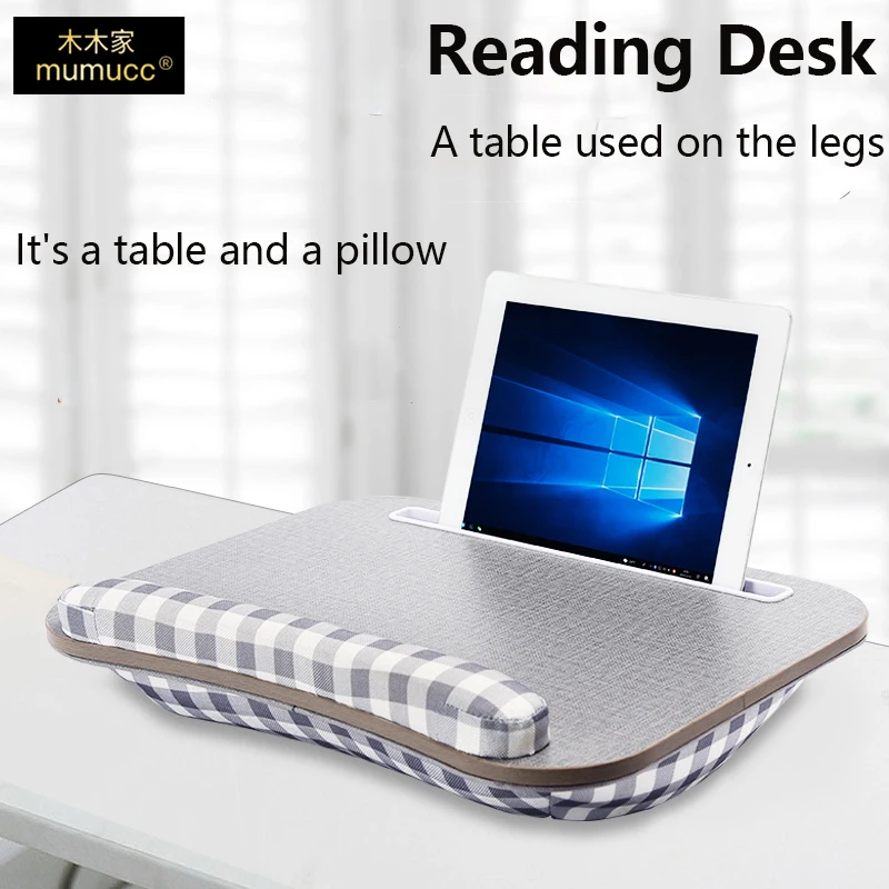 MUMUCC Reading Desk Car Mounted Small Table Board Laptop Desk Pillow Small Table Multifunctional Portable Table Board