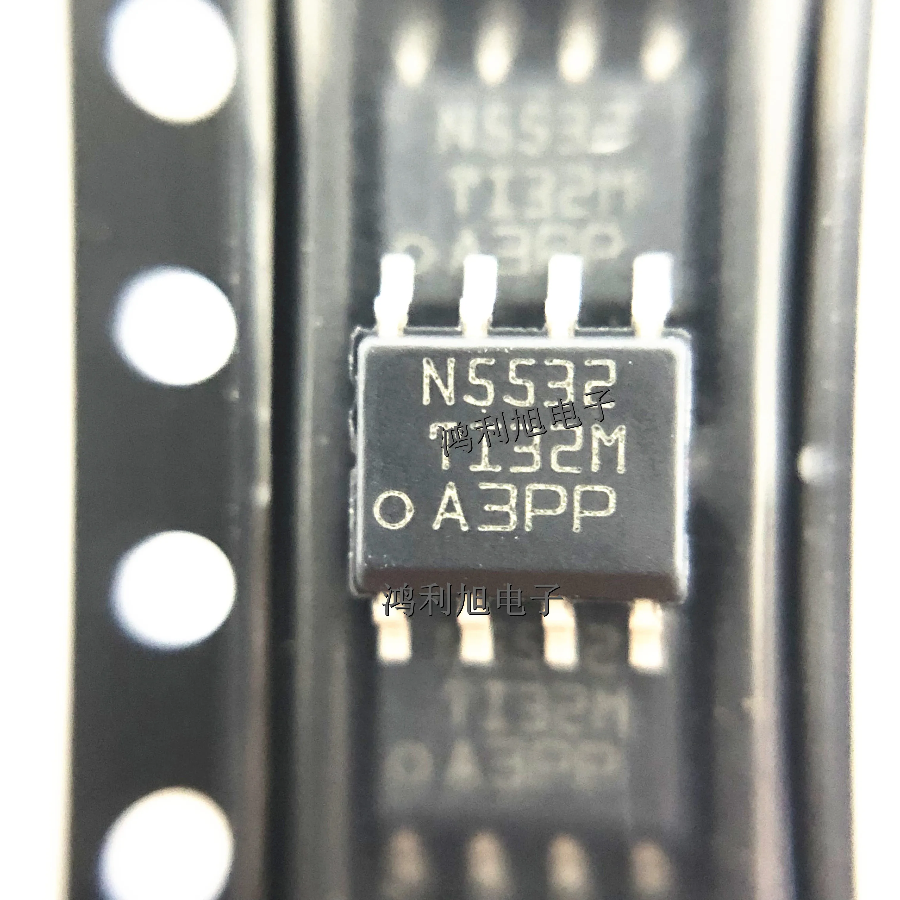 การทำเครื่องหมาย NE5532DR 10ชิ้น/ล็อต: แอมพลิฟายเออร์เสียงต่ำแบบ NE5532 Op Amp ± 15V 8-PIN SOIC T/R