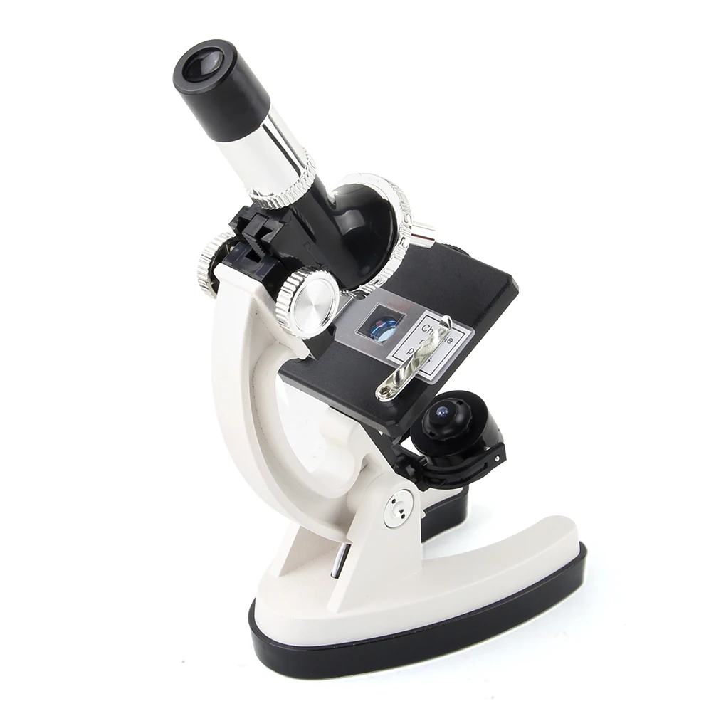 28 pcs/set Microscope 1200X Magnification Beginner Microscopes Kit