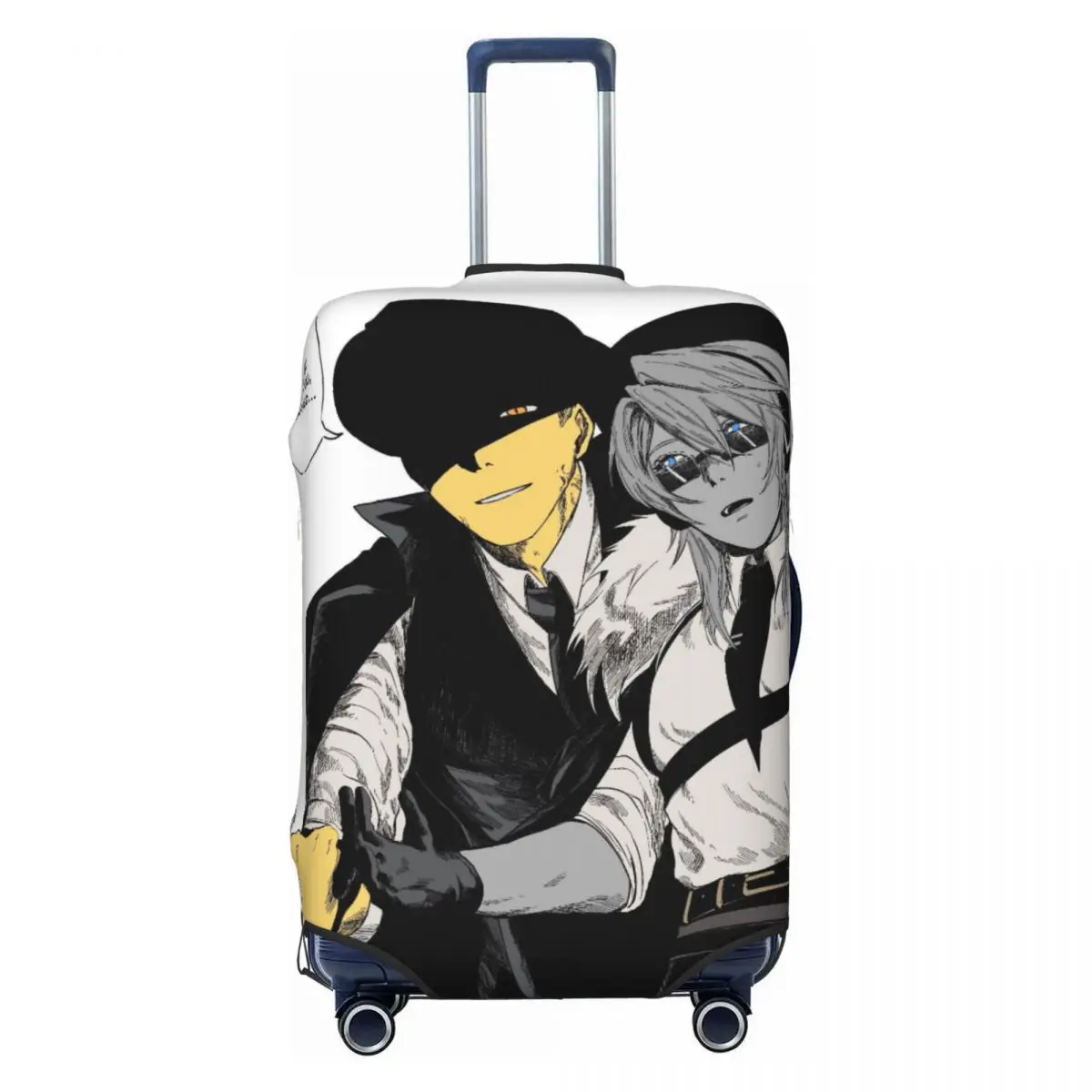 Doublefedora Forsaken Suitcase Cover Flight Travel Strectch Luggage Case Protection