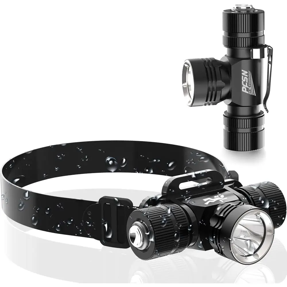 

Перезаряжаемый подводный фонарь, профессиональный подводный светильник 3-в-1, водонепроницаемый по стандарту IPX68, фонарик мощностью 1200 люмен для дайвинга, спелеологии, снорклинга