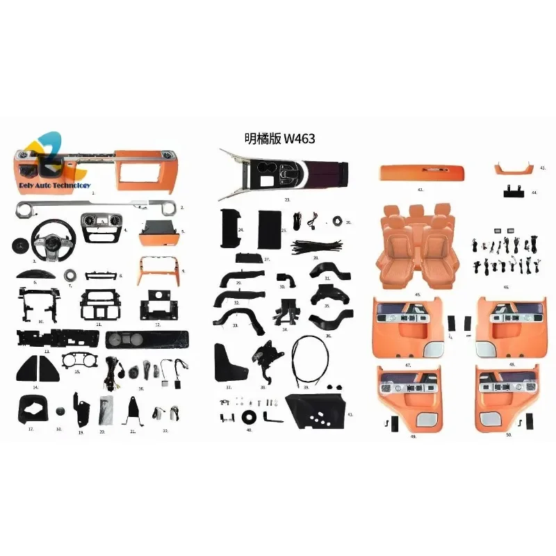Car Tuning Parts G500 GClass Interior Modifided Decoration Kits G Class/g Wagon Interior Upgrade Kits W463