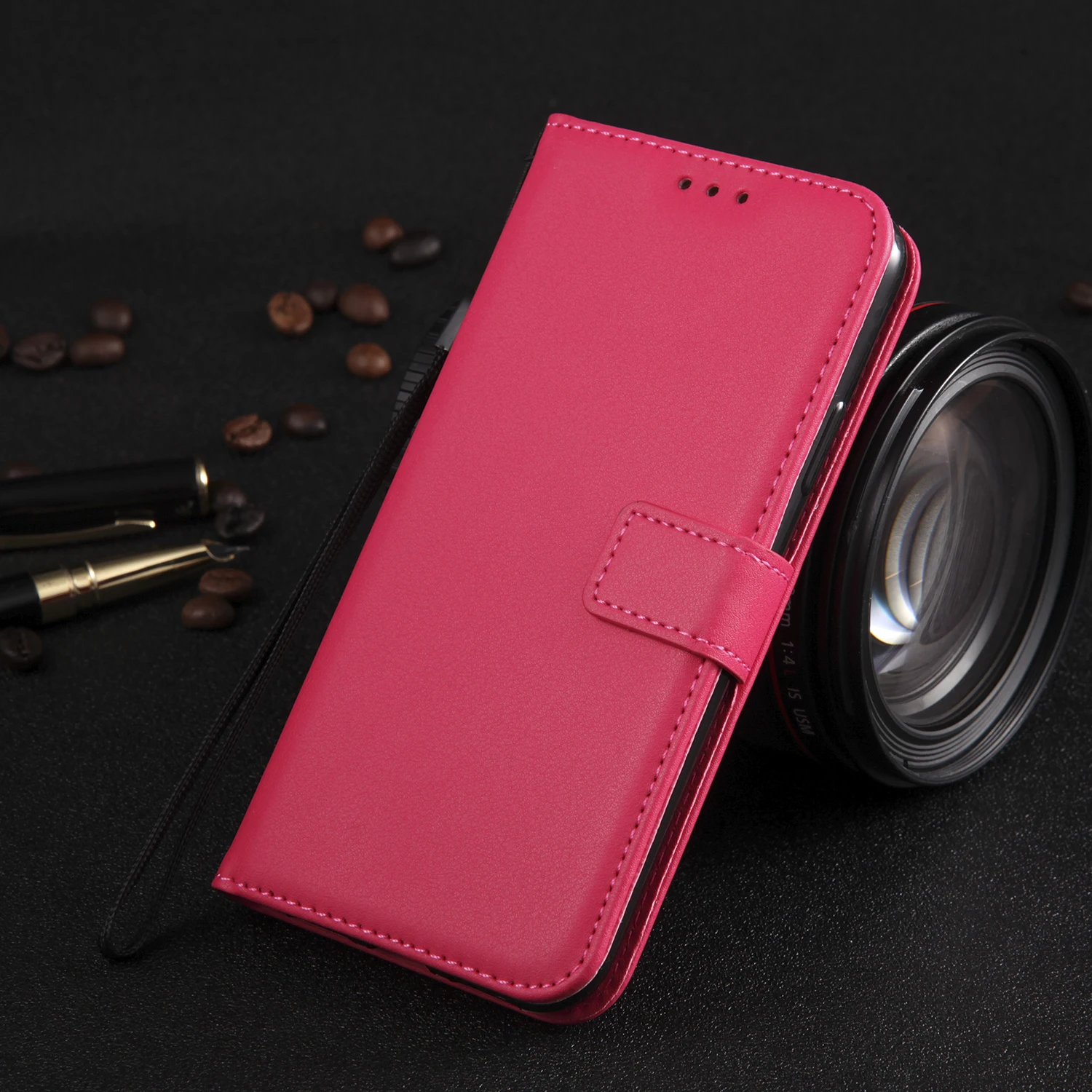 Leather Case For Samsung Galaxy S23 FE S22 S21 S20 Plus Ultra S10 Lite S9 S8 Plus s7 s6 edge Funda Flip Wallet Protect Cover