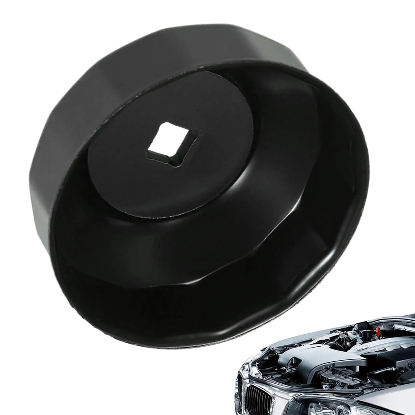 

L16A Universal 65mm x 14 slot oil filter wrenc​h cup-shaped Housings socket cover removal tool Oil Filter Removal Tool