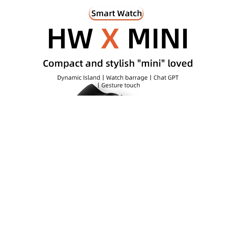 HW X Mini Smart Watch Women Series 10 ChatGPT 1.75 inch 41MM NFC Bluetooth Call Voice Assistant Gesture Touch Lady Smartwatch