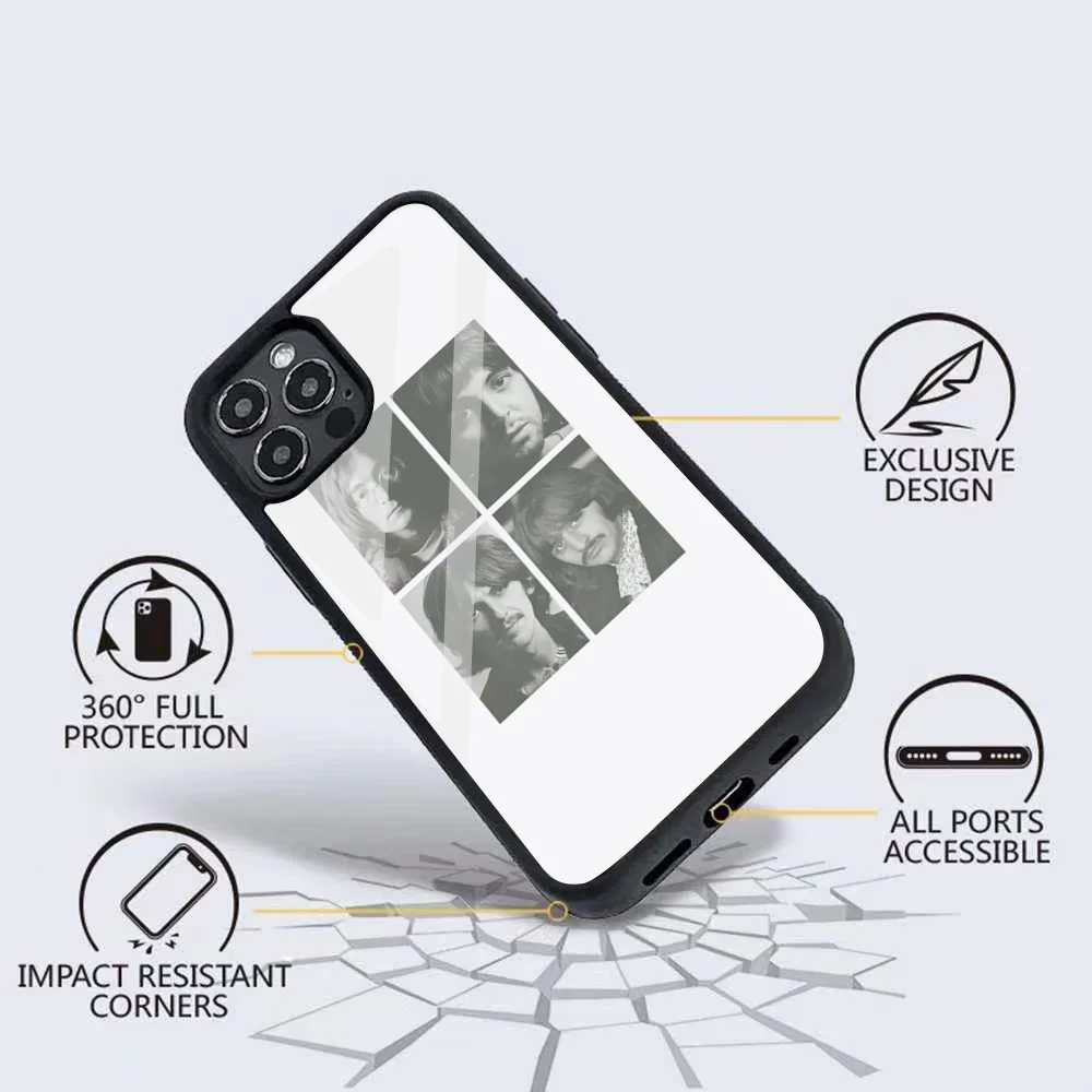 Band The B-Beatles Phone Case Strong Magnetic IPhone 15 14 13 Pro Max 11 12 Mini Alex Mirror Magsafe Wireless Charging Cover