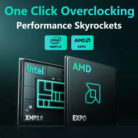 GUDGA DDR5 Desktop Memory RAM 8GB 16GB 32GB 4800MHz 5600MHz 6400MHz DIMM with Aluminum Heatsink for Desktop Computer PC