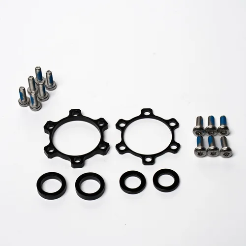 Imagen 2 del producto Adaptador de buje de refuerzo para bicicleta, cambio de 12x142 a 148 15x100 a 110 110 148, arandela espaciadora de buje de bicicleta, eje pasante estándar de 6 pernos de 15mm