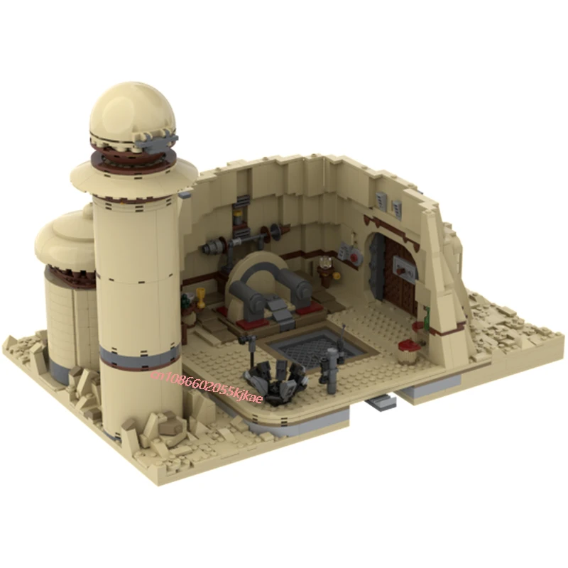 2297PCS MOC Famous star Movie Scene Tatooine Jabba's Palace model DIY creative ideas Children Toy Gift Building Blocks MOC-75326