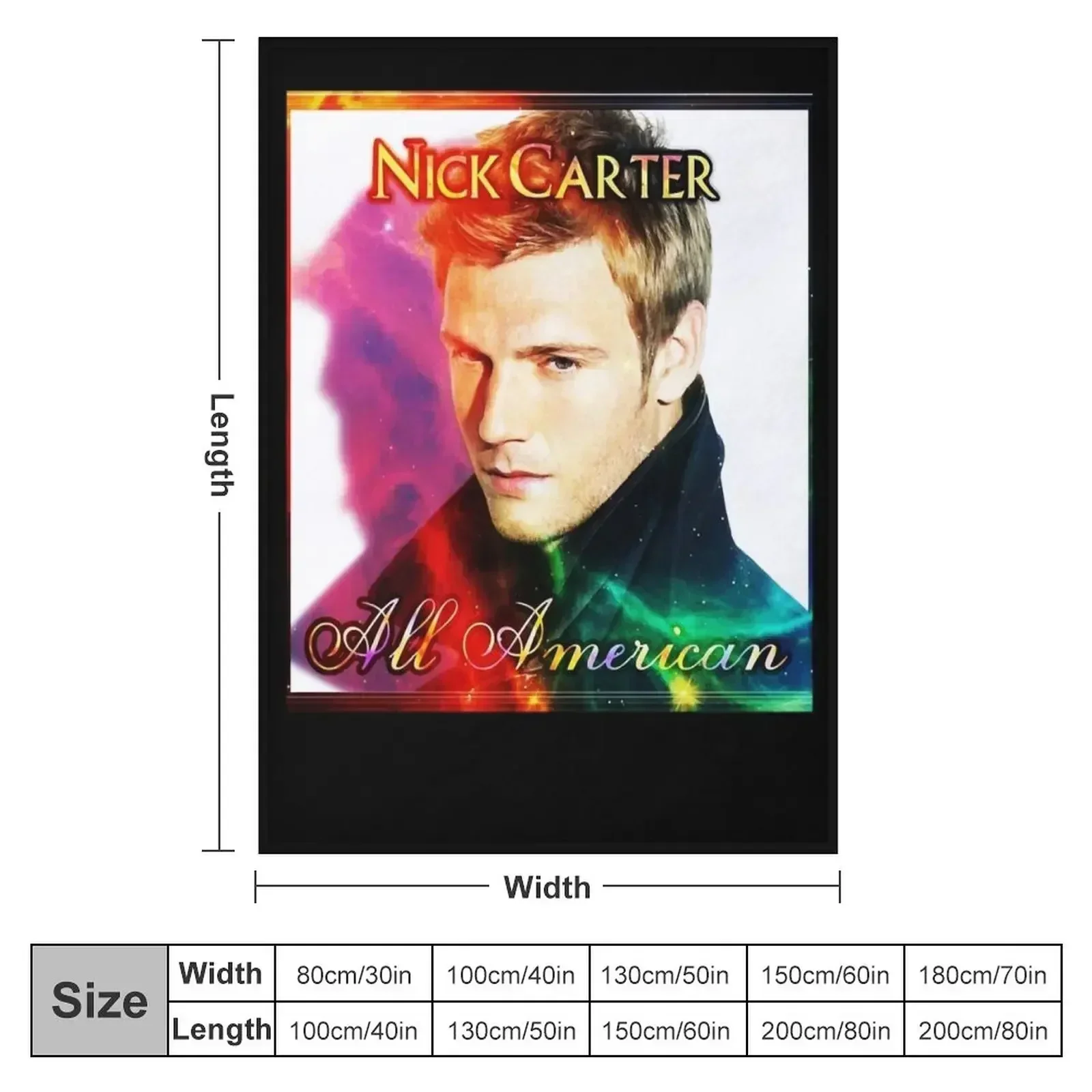 Special Singer Man Country Nick Carter Redeki Trending Seller Throw Blanket Personalized Gift Sofa Blankets