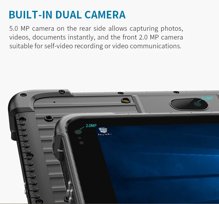 

8 Inch Rugged Industrial Tablet PC Dustproof and Waterproof with Shockproof IP67 Fingerprint NFC 4G OEM 800*1280 2GB RAM